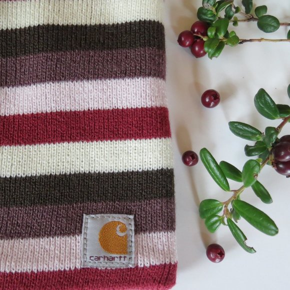 Carhartt Beanie Lingonberry Stripes main image 7